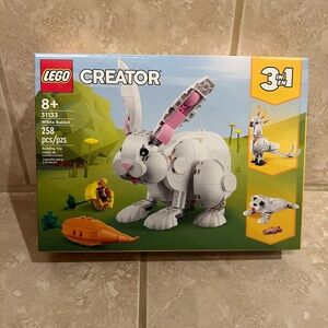 Brand new in box Lego creator 3 in 1 white rabbit